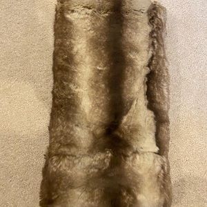 Badgley mischka faux fur infinity scarf